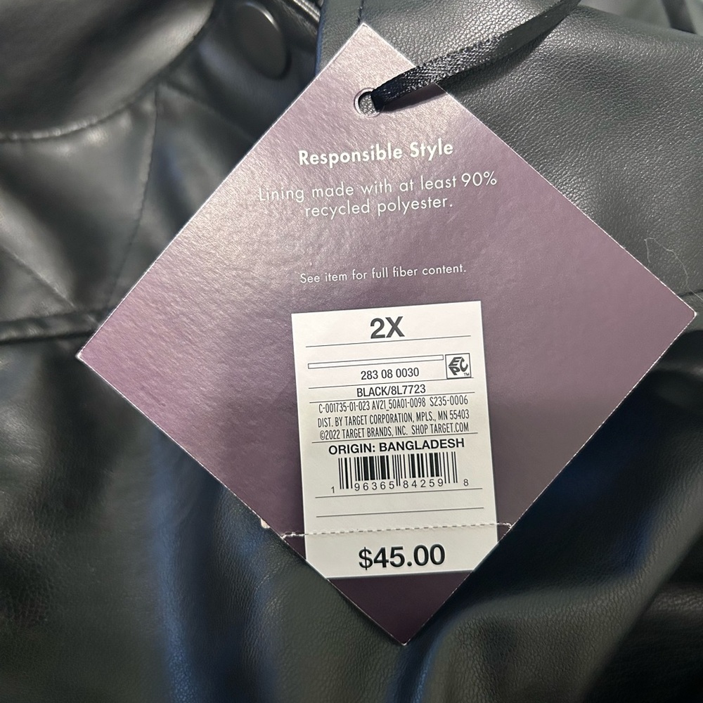 Brand new with tags Ava & Viv jacket size 2x